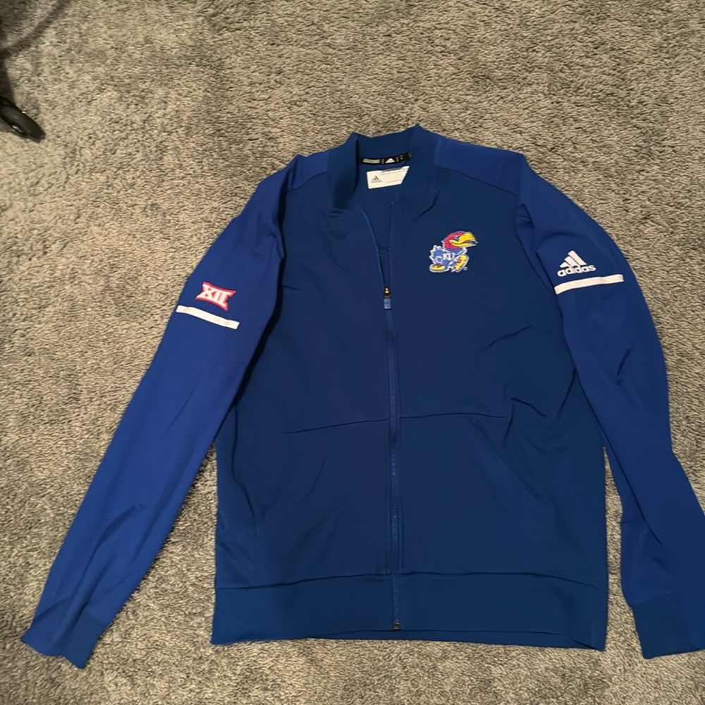Adidas University of Kansas Player Exclusive Limited Edition Full zip Jacket